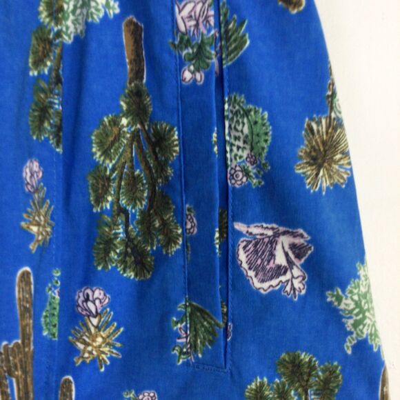 The North Face Mens Belted Cargo Short Stretch Cactus Print Blue Size XXL NWT - Picture 7 of 15